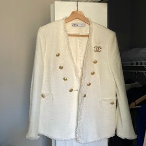 Zara tweed blazer